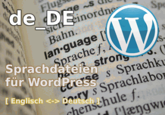 Deutsche Sprachdateien für WordPress - von DECKERWEB