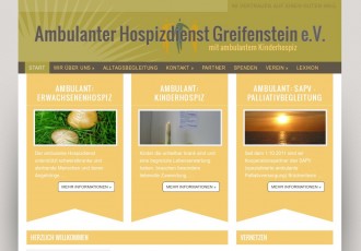 Ambulanter Hospizdienst Greifenstein e.V. -- Bildschirmfoto: hospizdienst-greifenstein.de